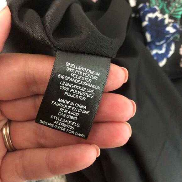 AFRM long sleeve floral open back midi dress - Picture 10 of 12